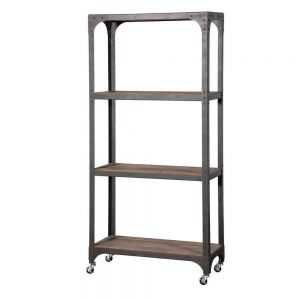 Loft Industrial Shelf Unit Bold Functional Industrial Style