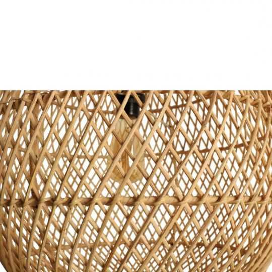 Scandinavian Large Rattan Pendant Light