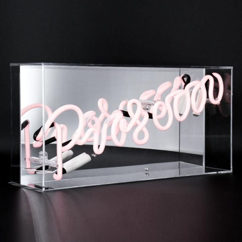 neon prosecco sign