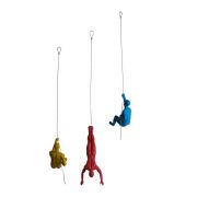 Climbing Men Wall Hanging Figures Men Ornaments In Blue, Red, Yellow ...