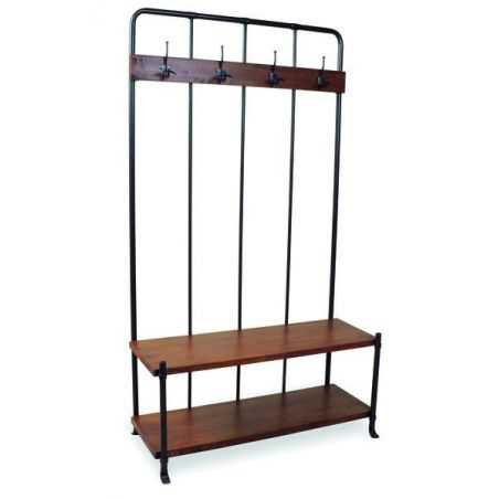 Coat Rack With Bench Seat Storage Furniture Smithers of Stamford £688.00 Store UK, US, EU, AE,BE,CA,DK,FR,DE,IE,IT,MT,NL,NO,E...