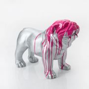 Silver & Pink British Bulldog Figure Retro Ornaments Smithers of Stamford Â£280.00 Store UK, US, EU, AE,BE,CA,DK,FR,DE,IE,IT,M...