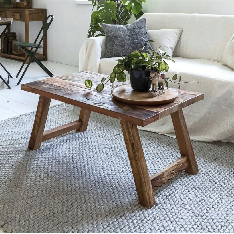 Wood Coffee Table Rustic Farm House Style • online store Smithers of ...