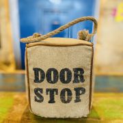 Canvas & Leather Heavy Door Stop Gifts Smithers of Stamford Â£45.00 Store UK, US, EU, AE,BE,CA,DK,FR,DE,IE,IT,MT,NL,NO,ES,SECa...