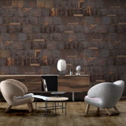 Rust Coloured Wallpaper PHE-19 Piet Hein Eek • Smithers of Stamford UK ...