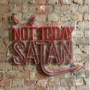 Not Today Satan Neon Sign Lighting Smithers of Stamford £274.00 Store UK, US, EU, AE,BE,CA,DK,FR,DE,IE,IT,MT,NL,NO,ES,SENot T...