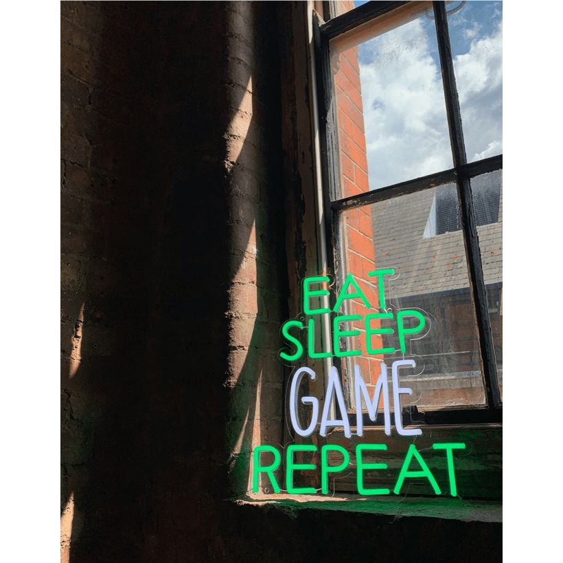 Poster Eat, Sleep, Game, Repeat - Gaming | Wall Art, Gifts & Merchandise 