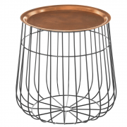 Caged Copper Wire Coffee Table - Smithers of Stamford