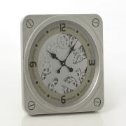 Silver Mechanical Wall Clock Designer Clocks Smithers of Stamford Â£228.00 Store UK, US, EU, AE,BE,CA,DK,FR,DE,IE,IT,MT,NL,NO,...