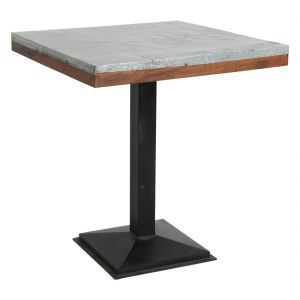 Restaurant Dining Tables with Zinc Square Topped UK Designed • online