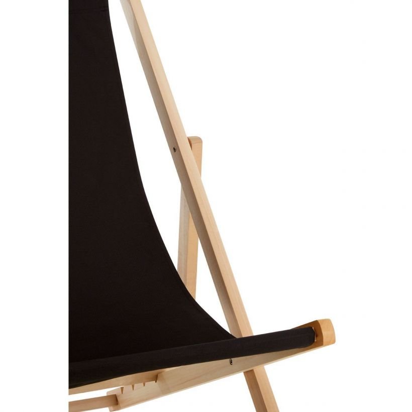 Black 2025 deck chair