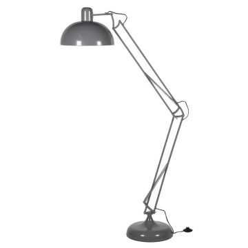 Arched Retro Floor Lamp Colour in Grey | Chrome | Copper | Yellow | UK ...