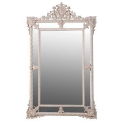 Ornate Mirror Cream Antique Reproduction Mirrors - Living Room • UK, US ...