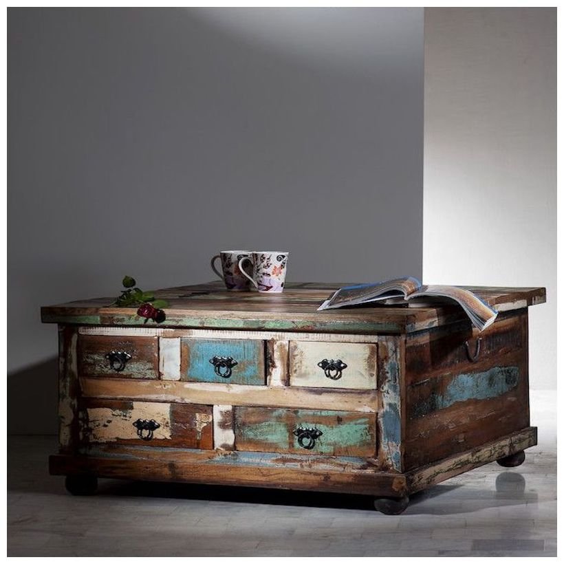 chest coffee table with storage