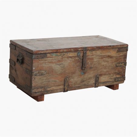 XL Antique Wood Storage Trunk Chest Recycled Furniture Smithers of Stamford Â£688.00 Store UK, US, EU, AE,BE,CA,DK,FR,DE,IE,IT...