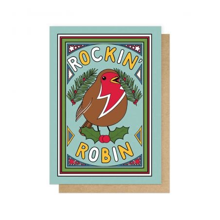 Rockin' Robin Christmas Card Christmas  £3.00 Store UK, US, EU, AE,BE,CA,DK,FR,DE,IE,IT,MT,NL,NO,ES,SERockin' Robin Christmas...