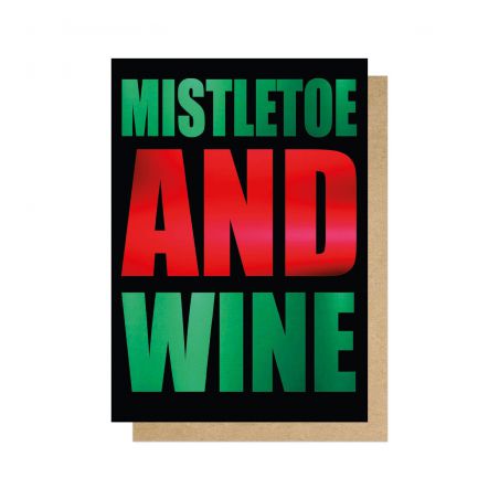 Mistletoe and Wine Christmas Card Cards Â£3.00 Store UK, US, EU, AE,BE,CA,DK,FR,DE,IE,IT,MT,NL,NO,ES,SEMistletoe and Wine Chr...