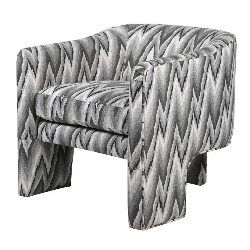 Grey and white deals chair