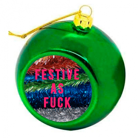 Festive as F_CK Bauble Christmas Gifts Smithers of Stamford Â£15.00 Store UK, US, EU, AE,BE,CA,DK,FR,DE,IE,IT,MT,NL,NO,ES,SEFe...