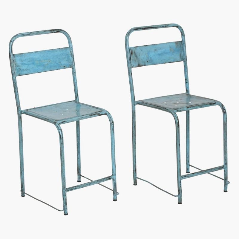 White metal on sale industrial chairs