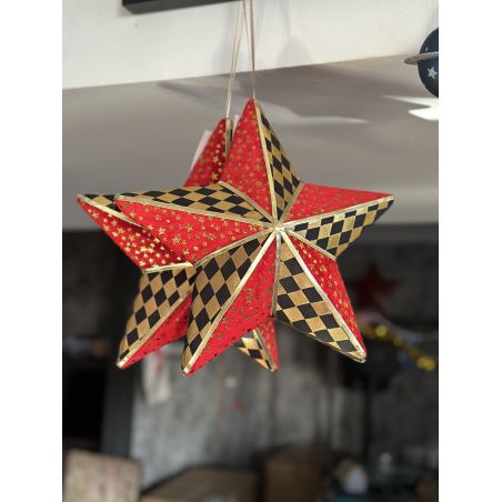 Chequered Star Bauble Baubles  £20.00 Store UK, US, EU, AE,BE,CA,DK,FR,DE,IE,IT,MT,NL,NO,ES,SEChequered Star Bauble -50% £16....