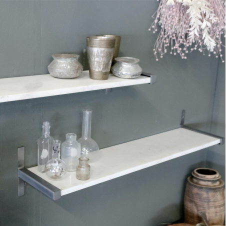 Marble Wall Shelf with Gold Brackets This And That Smithers of Stamford £175.00 Store UK, US, EU, AE,BE,CA,DK,FR,DE,IE,IT,MT,...