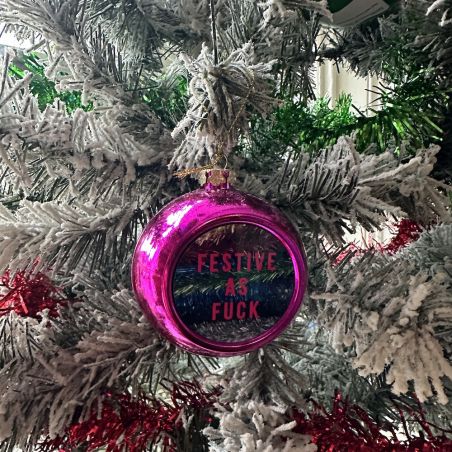 Festive as F_CK Bauble Christmas Gifts Smithers of Stamford £15.00 Store UK, US, EU, AE,BE,CA,DK,FR,DE,IE,IT,MT,NL,NO,ES,SEFe...