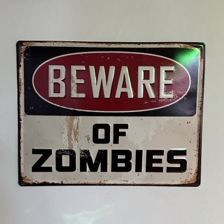 Beware Of Zombies Road Sign Gifts Smithers of Stamford £15.00 Store UK, US, EU, AE,BE,CA,DK,FR,DE,IE,IT,MT,NL,NO,ES,SEBeware ...