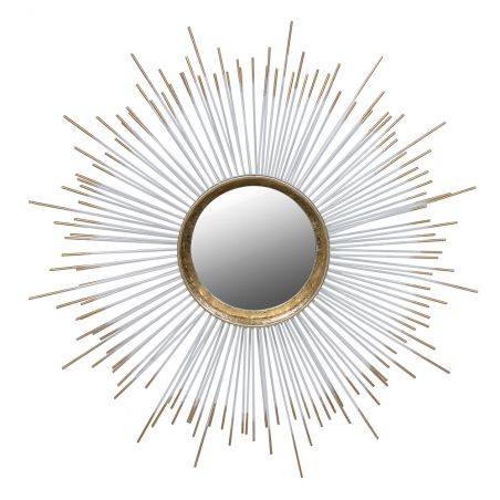 Small Gold, Silver Spiked Sunburst Mirror Living Room Smithers of Stamford Â£42.00 Store UK, US, EU, AE,BE,CA,DK,FR,DE,IE,IT,M...