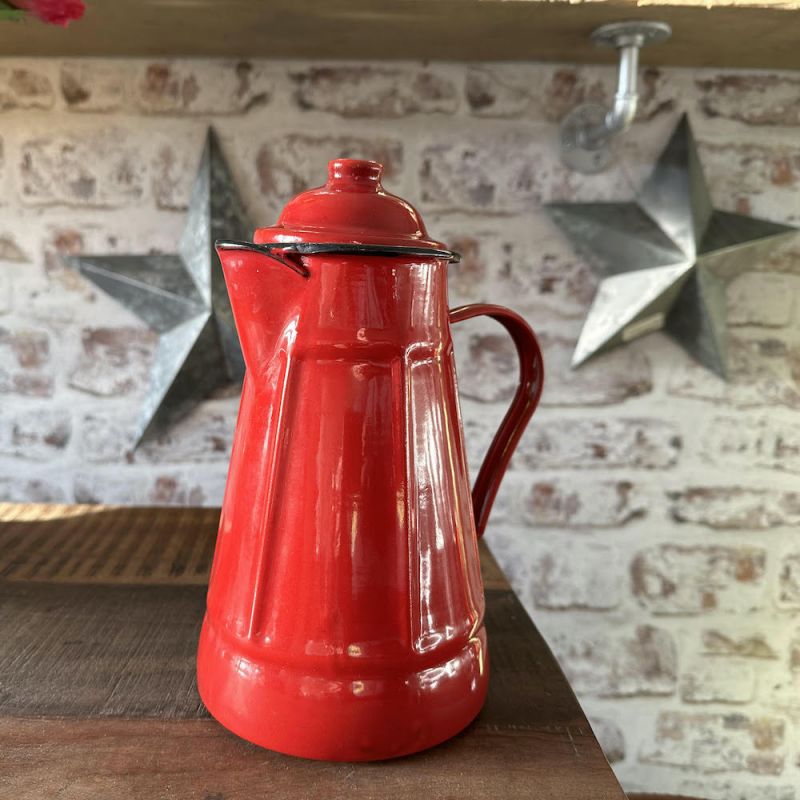 Brasserie Red Coffee Pot Retro Gifts Smithers of Stamford Â£40.00 Store UK, US, EU, AE,BE,CA,DK,FR,DE,IE,IT,MT,NL,NO,ES,SEBras...