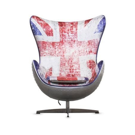 Aviator Union Jack Chair Sofas and Armchairs Smithers of Stamford £1,646.00 