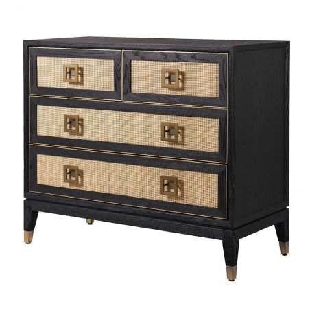 Ebony Rattan Chest Of Drawers Bedroom Smithers of Stamford £1,920.00 Store UK, US, EU, AE,BE,CA,DK,FR,DE,IE,IT,MT,NL,NO,ES,SE...