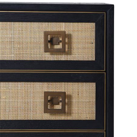 Ebony Rattan Chest Of Drawers Bedroom Smithers of Stamford £1,920.00 Store UK, US, EU, AE,BE,CA,DK,FR,DE,IE,IT,MT,NL,NO,ES,SE...