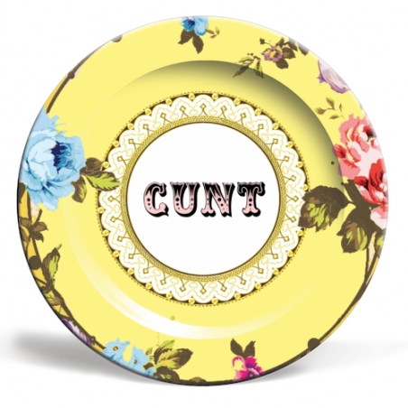 C*NT Art Plate Tableware Smithers of Stamford £30.00 Store UK, US, EU, AE,BE,CA,DK,FR,DE,IE,IT,MT,NL,NO,ES,SEC*NT Art Plate p...