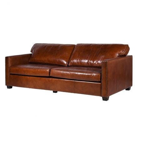 Dark Brown Leather Sofa Designer Furniture Smithers of Stamford £2,350.00 Store UK, US, EU, AE,BE,CA,DK,FR,DE,IE,IT,MT,NL,NO,...