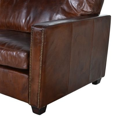 Dark Brown Leather Sofa Designer Furniture Smithers of Stamford £2,350.00 Store UK, US, EU, AE,BE,CA,DK,FR,DE,IE,IT,MT,NL,NO,...