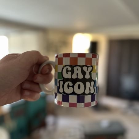 Gay Icon Mug Gifts Smithers of Stamford £15.00 Store UK, US, EU, AE,BE,CA,DK,FR,DE,IE,IT,MT,NL,NO,ES,SEGay Icon Mug product_r...