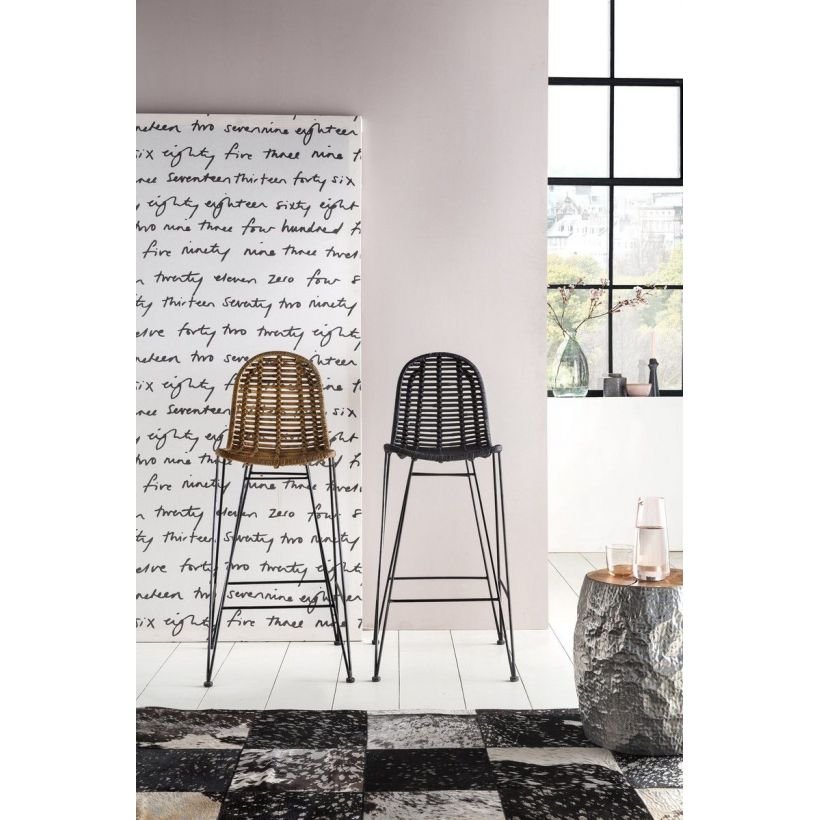 Rattan style 2024 bar stools