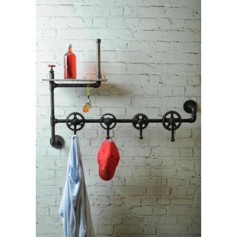 Bicycle store coat rack