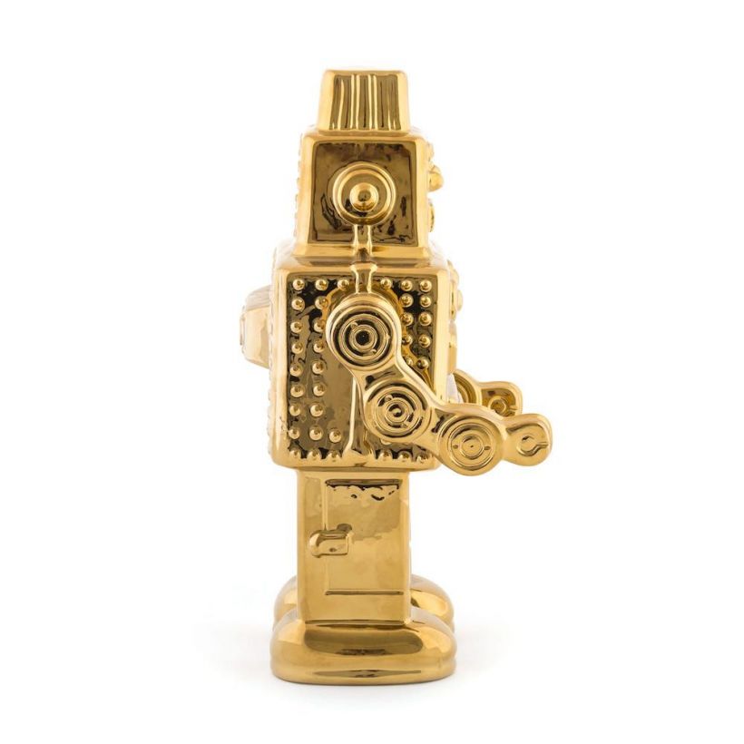 Gold Robot Seletti - Cool Christmas Gift for dad • UK, US & Canada