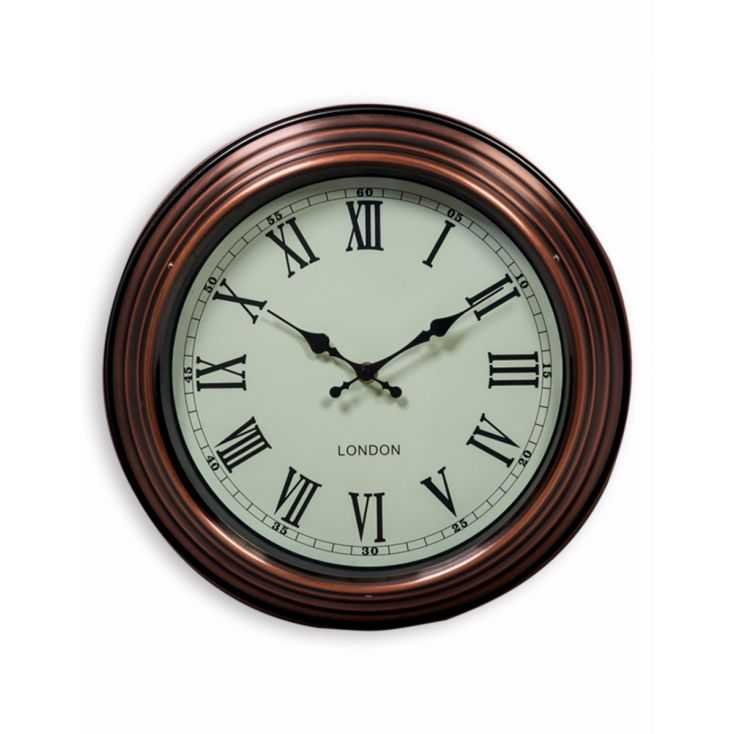 Copper Wall Clock | Large & Small • Smithers of Stamford UK, US & Canada