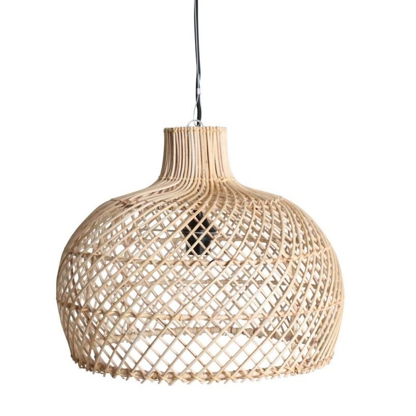 Scandinavian Rattan Pendant Ceiling Light • UK, US & Canada