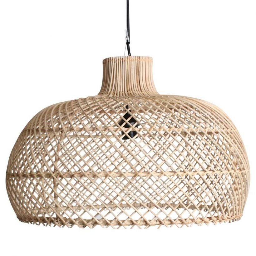 Scandinavian Rattan Pendant Ceiling Light • UK, US & Canada