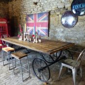 industrial dining table