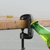 clamp bottle opener