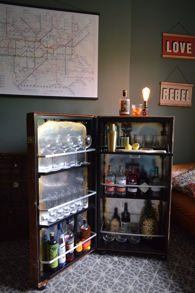 In The Mix: DIY - Steamer Trunk Bar